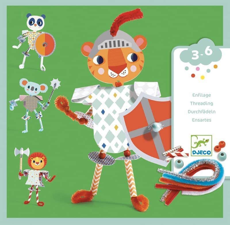 יצירה - מנקה מקטרות אבירים |Djeco