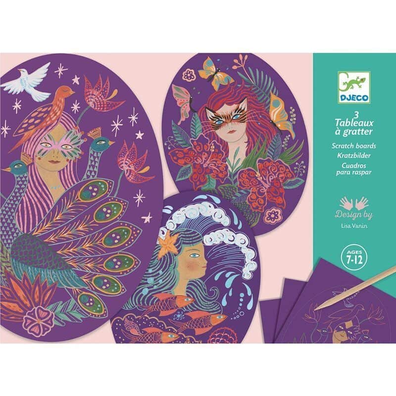 יצירה חריטה - נימפות |Djeco