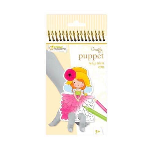 פנקס בובות אצבע לצביעה|עולם הפיות