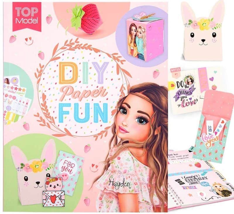 חוברת יצירה מדבקות נייר DIY PAPER | טופ מודל