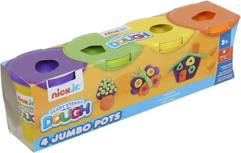 בצק צבעוני 4 מיכלים