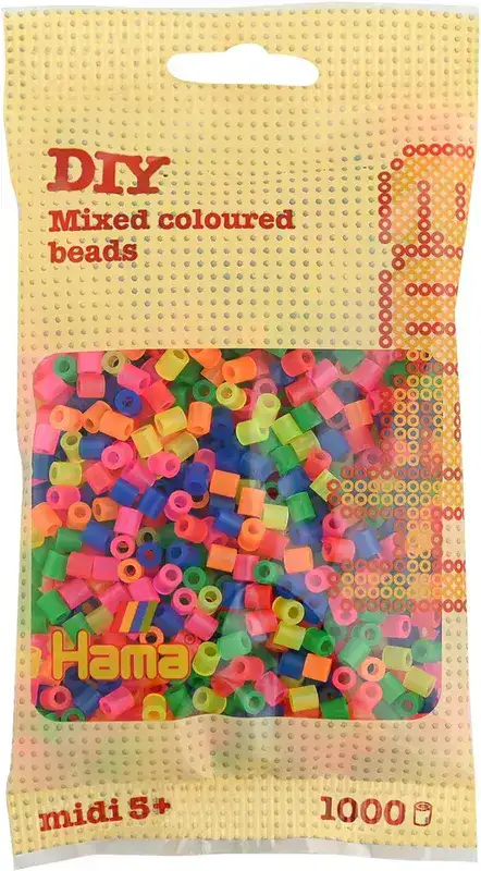 1000 חרוזי גיהוץ צבעי מרקר| HAMA האמה