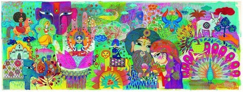 פאזל גלריה 1000 -הודו הקוסמית