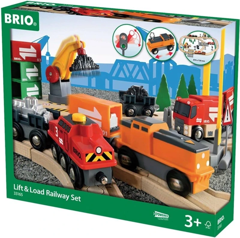 מסילת רכבת ותחנת נשיאה והטענה | BRIO