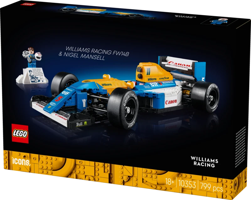 לגו Williams Racing FW14B ו-Nigel Mansell (10353)