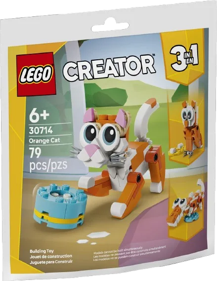 לגו קריאטור - חתול כתום