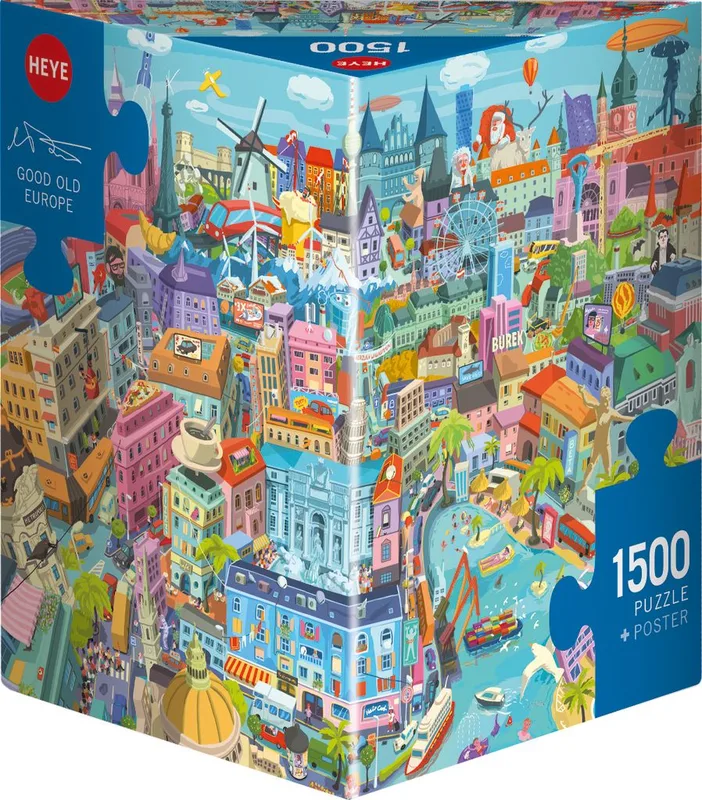 פאזל 1500 חל' – אירופה הישנה והטובה | HEYE