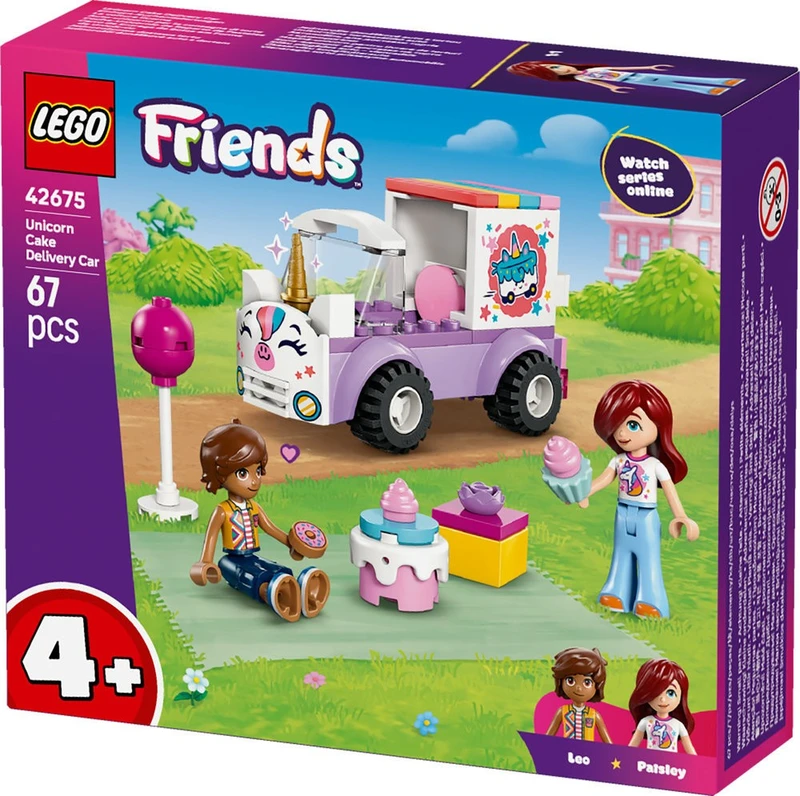 לגו חברות - רכב משלוחים חד-קרן לעוגות 42675
