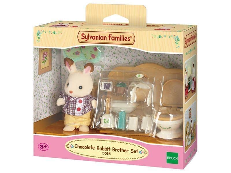 משפחת סילבניאן - Sylvanian Family ארנבון אח שוקולד עם חדר רחצה