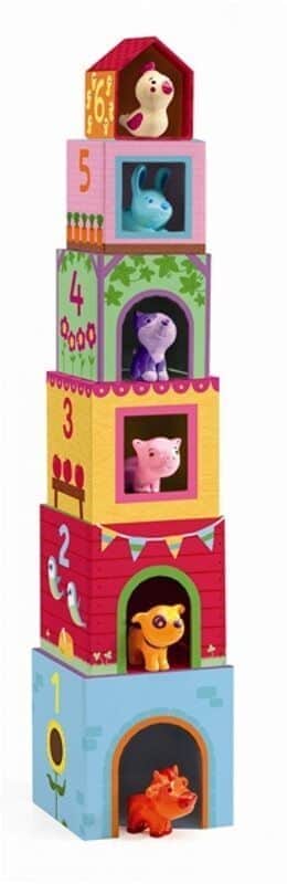 מגדל חיות - טופניפארם |Djeco