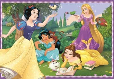 2 פאזלים של 12 חלקים - נסיכות