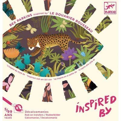 יצירה בהשראת אומנים-רוסו מדבקות עיפרון | Djeco