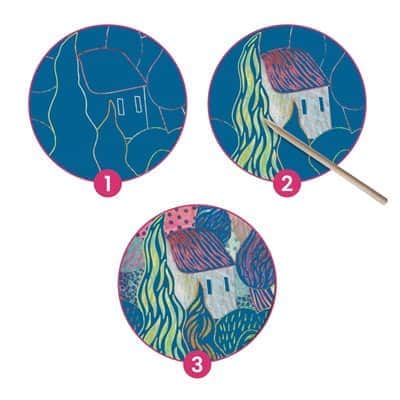 יצירה בהשראת אומנים - ואן גוך חריטה |Djeco