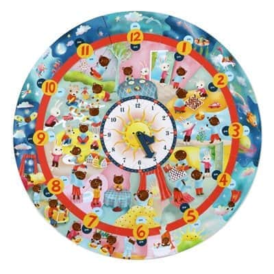 פאזל ענק 25 חלקים - מסביב לשעון