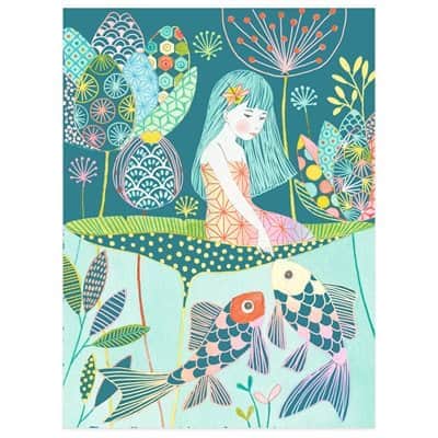 יצירה חריטה -האגם |Djeco