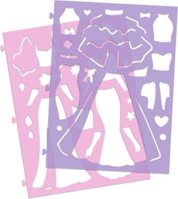 טופ מודל | חוברת צביעה ועיצוב בגדים glamour