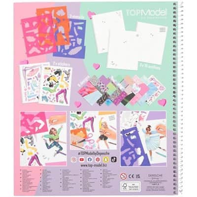 טופ מודל | חוברת לעיצוב בגדי רקדניות