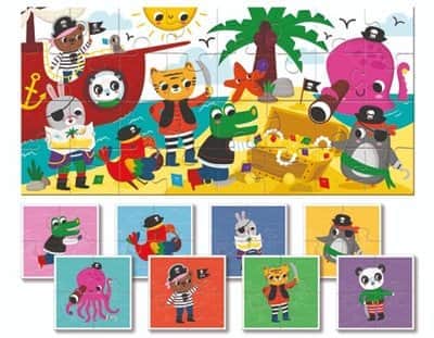 פאזל קטנטנים פיראטים ludattica