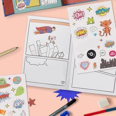 למד לצייר ולכתוב ספר קומיקס