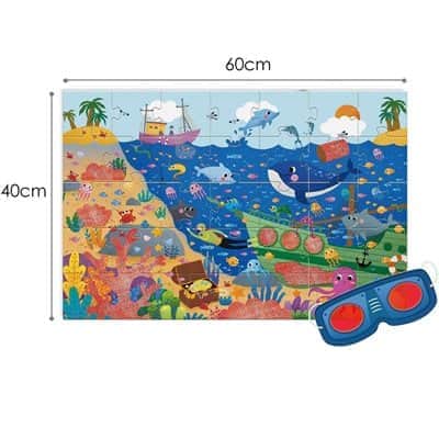 פאזל סודי 35 חלקים - אוקיינוס