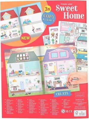 חוברת יצירה והדבקה בית מתוק | Depesche