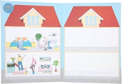 חוברת יצירה והדבקה בית מתוק | Depesche