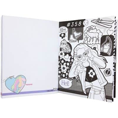 חוברת עיצוב ציור צביעה POP ART | טופ מודל