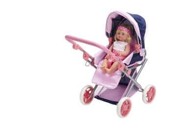 עגלת שכיבה וישיבה לבובה