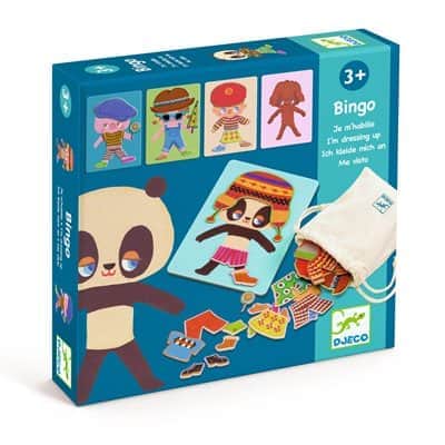 בינגו מישוש - מתלבשים |Djeco