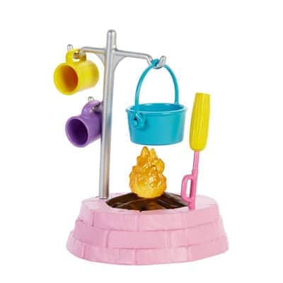 בובת ברבי מארז קמפינג ארנב