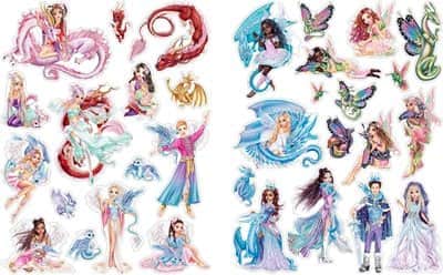 חוברת מדבקו dragon דרגון | TOP MODEL טופ מודל