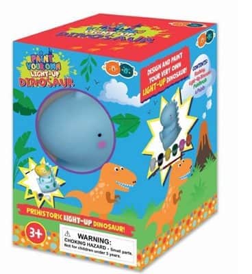 מנורת דינוזאור בעיצוב אישי