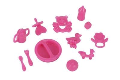 בובת אווי עם תינוק בעגלה