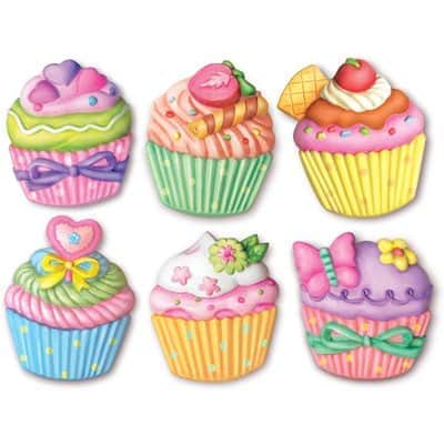 מגנטים גבס קאפקייקס|4M