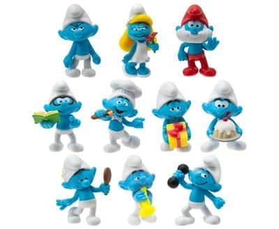 דרדסים - סט 10 דמויות