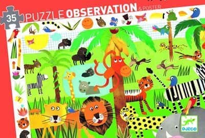 פאזל מסגרת 35 חלקים - גונגל |DJECO