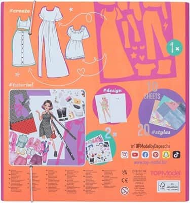 טופ מודל חוברת לעיצוב סטודיו בגדים Design Studio| TOP MODEL