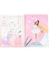 טופ מודל חוברת יצירה והדבקה בגדים לרקדניות בלט | TOP MODEL