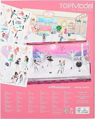 טופ מודל חוברת יצירה והדבקה רקדניות בלט | TOP MODEL