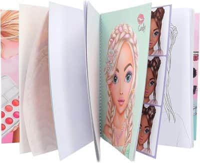 חוברת צביעה איפור | טופ מודל