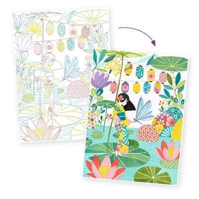 יצירה - חוברת צביעה - יפן|Djeco