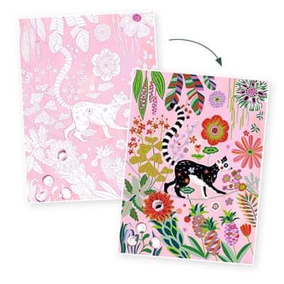 יצירה - חוברת צביעה - פרא|Djeco