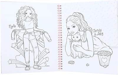 חוברת צביעה והדבקה חתולים | טופ מודל TOP MODEL