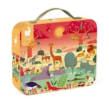 פאזל 54 חלקים – שמורת חיות | JANOD