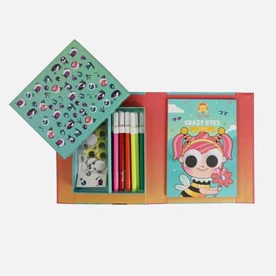 סט צביעה עיניים מתגלגלות “חמודים”