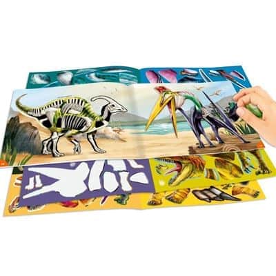 עולם הדינוזאורים חוברת מדבקות | depesche