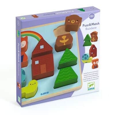 פאזל & בניה - קשת בענן | Djeco