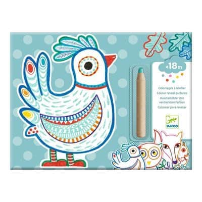 יצירה לקטנטנים - צביעה חיות יער | Djeco