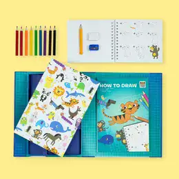 למד לצייר בשלבים חיות