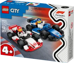 לגו סיטי - (60464) מכוניות מרוץ פורמולה 1 Williams Racing ו- Haas